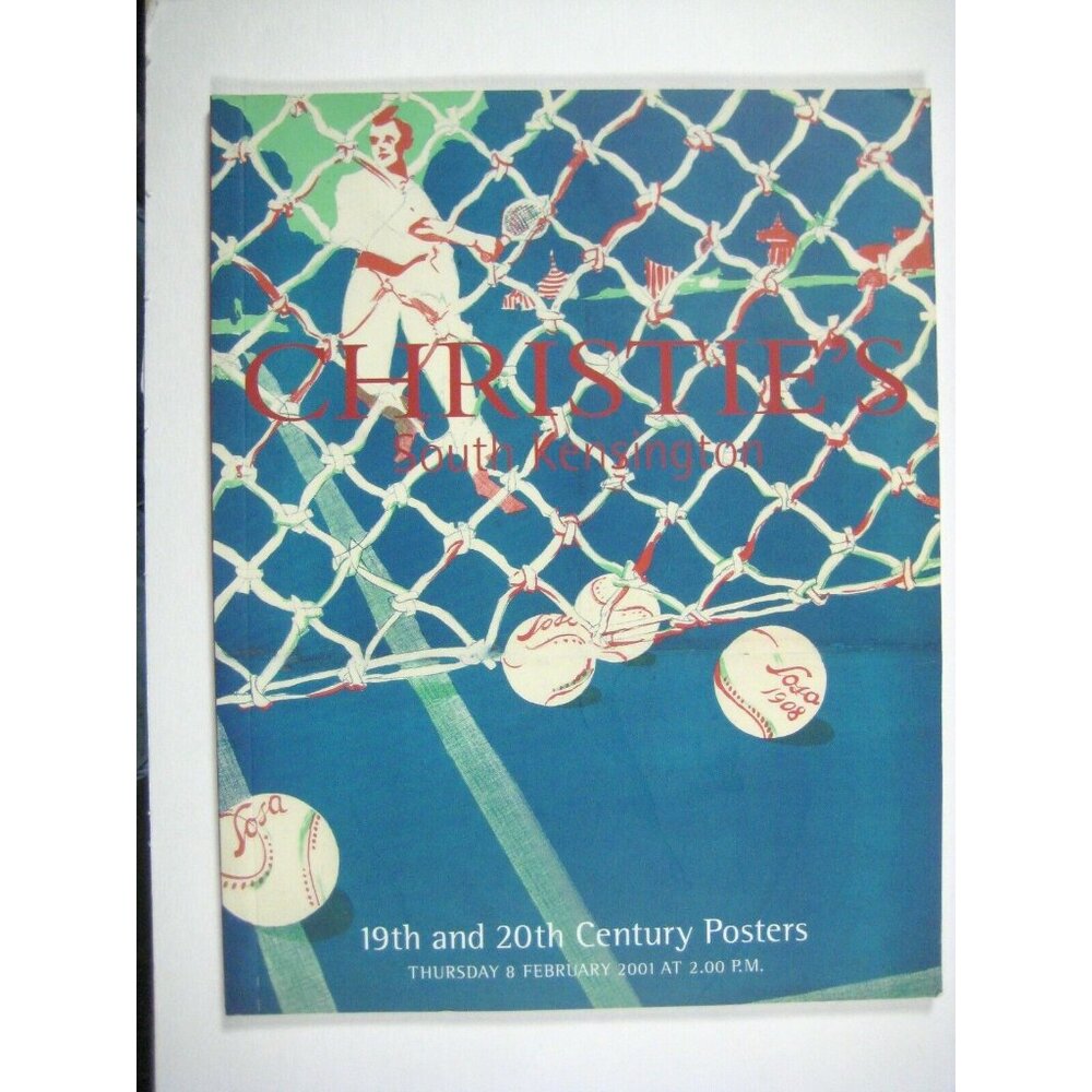Christie's  2001 Auction Catalog 19th 20th Century Posters South Kensington 9003